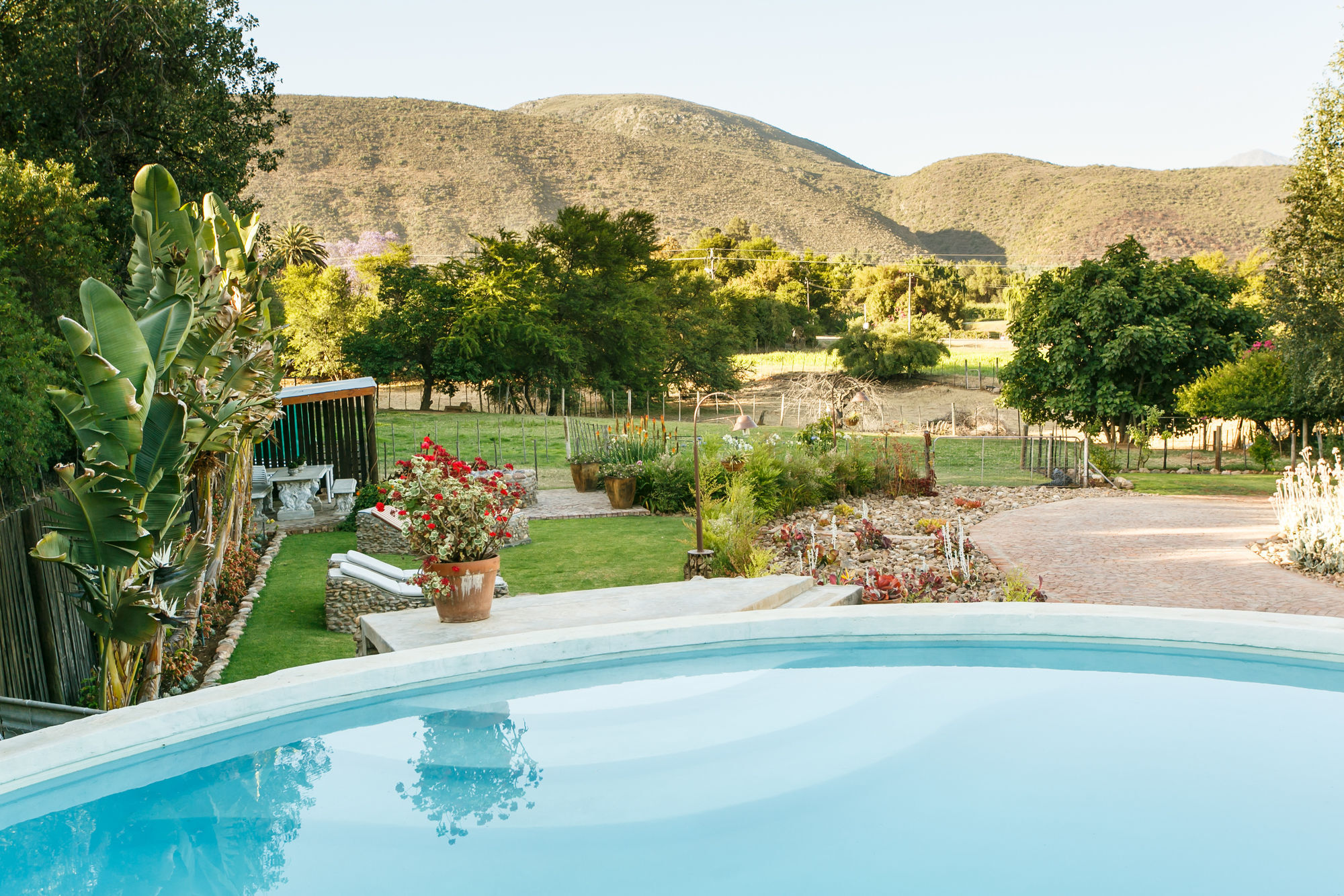 Die Fonteine Country Guesthouse And Glamping Oudtshoorn Bagian luar foto